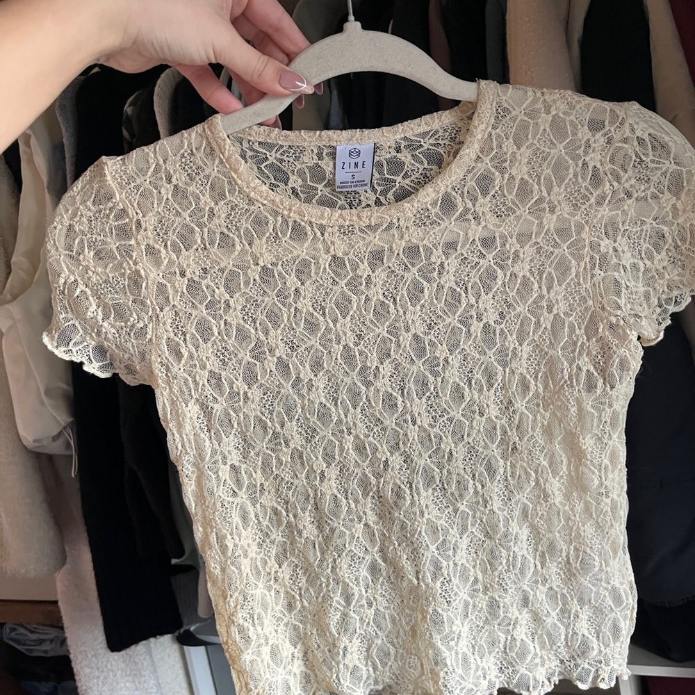 Zine Clothing Ivory Lace Blouse